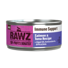 RAWZ Solutions Immune Support Salmon & Tuna Canned Cat Food 5.5oz, Front can