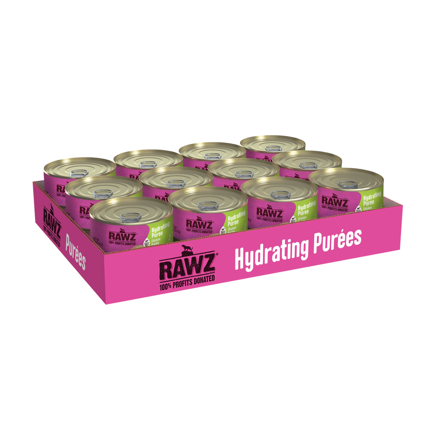 RAWZ Hydrating Puree Chicken Recipe With Goat's Milk Puree Canned Cat Food