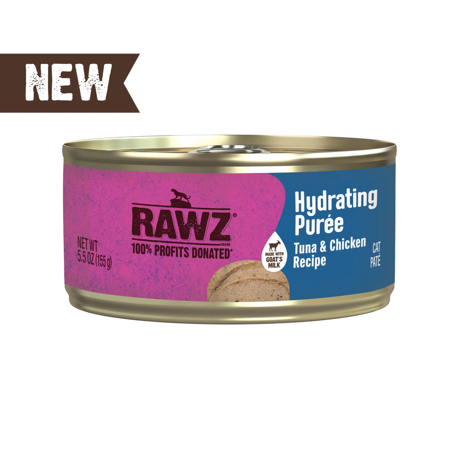 RAWZ Hydrating Puree Tuna & Chicken Recipe With Goat's Milk Puree Canned Cat Food
