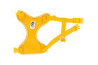 RC Pet Adventure Kitty Harness for Cat Daisies Yellow Mesh, Top View