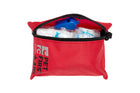 RC Pet Pocket Pet First Aid Kit, opened showing whistle and wrapped gauze
