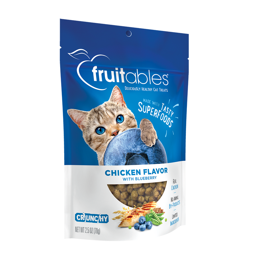 Fruitable Crunchy Chicken & Blueberry Cat Treats