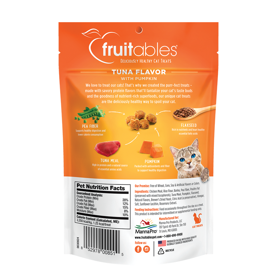 Fruitable Crunchy Tuna & Pumpkin Cat Treats