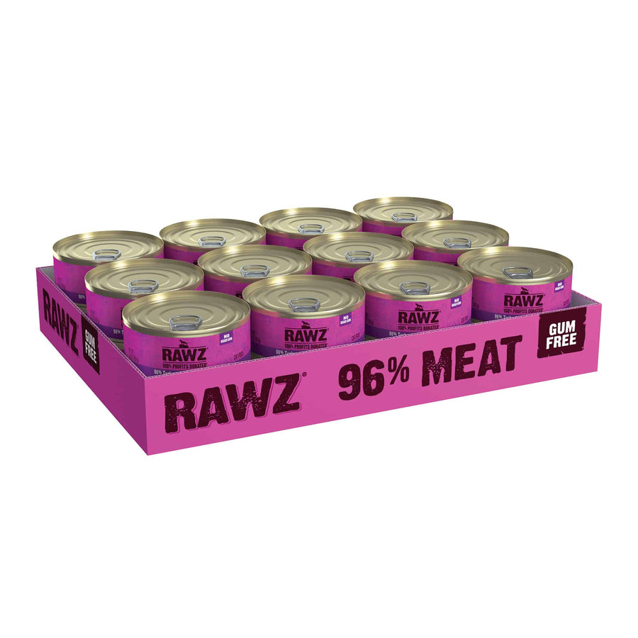 RAWZ 96% Turkey & Turkey Liver Canned Cat Food