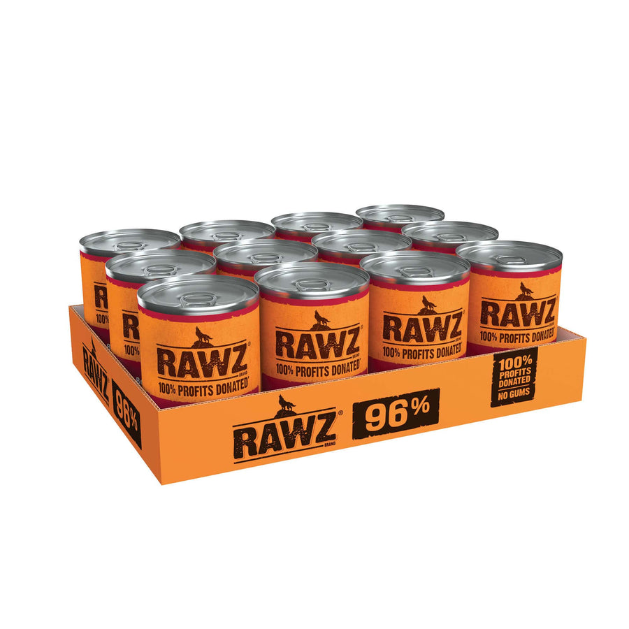 RAWZ 96% Beef & Beef Liver Canned Dog Food