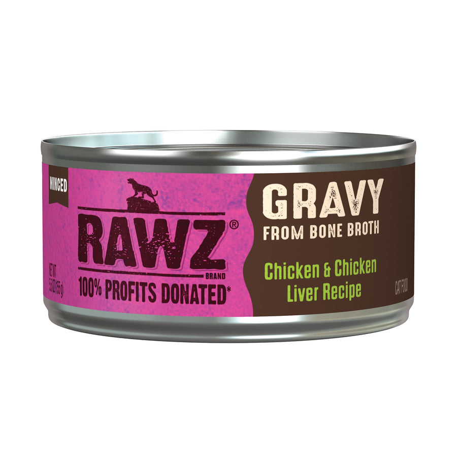 Rawz Gravy From Bone Broth Chicken & Chicken Liver Canned Cat Food