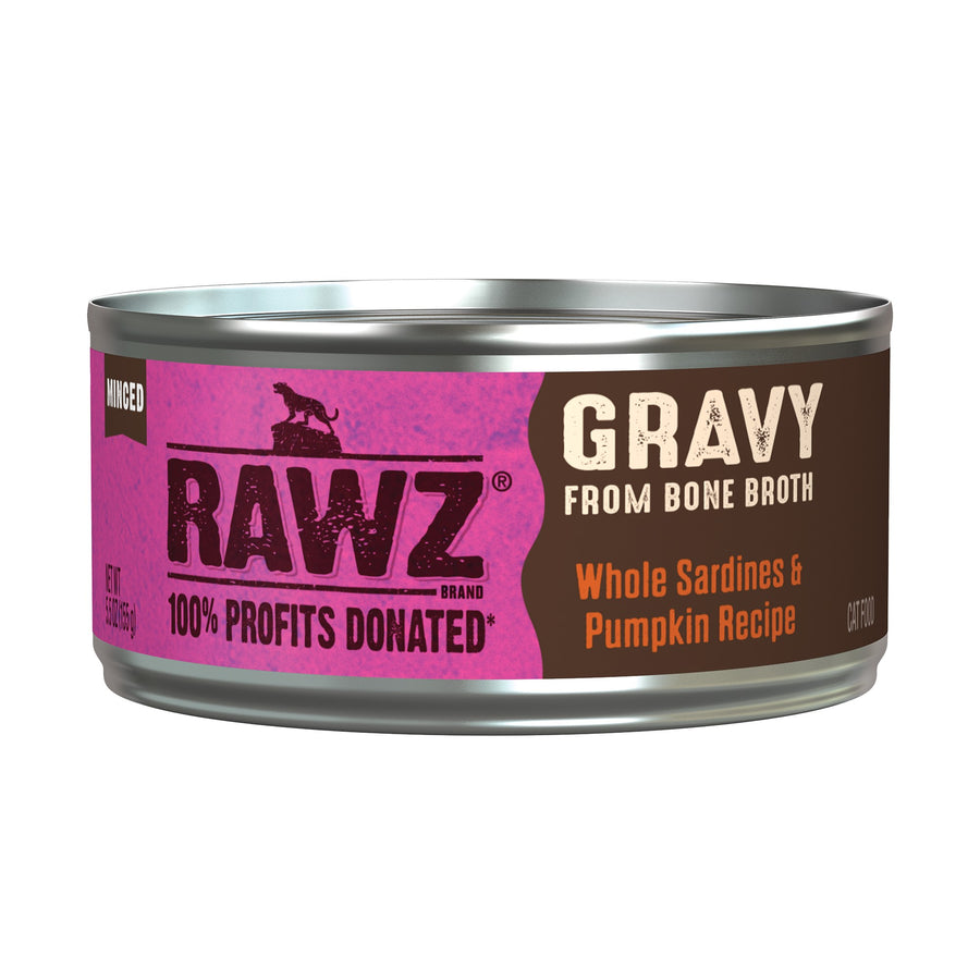 RAWZ Gravy From Bone Broth Whole Sardines & Pumpkin Canned Cat Food