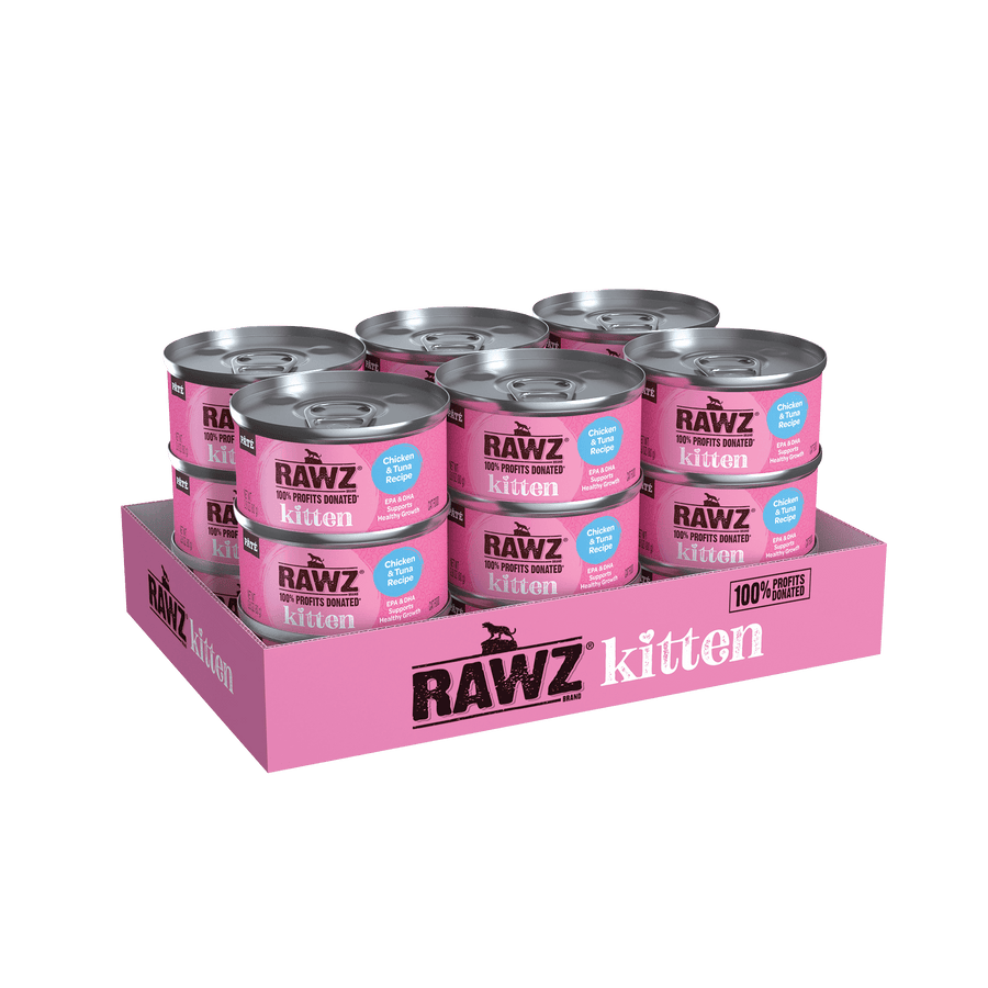 RAWZ Kitten Chicken & Tuna Canned Kitten Food