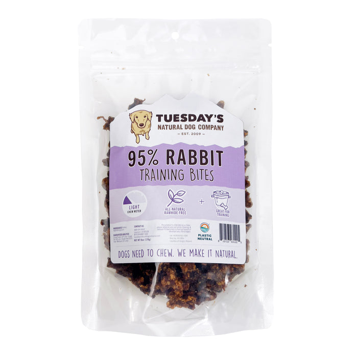 Tuesday's Natural Dog Company Rabbit Dog Treating Treats