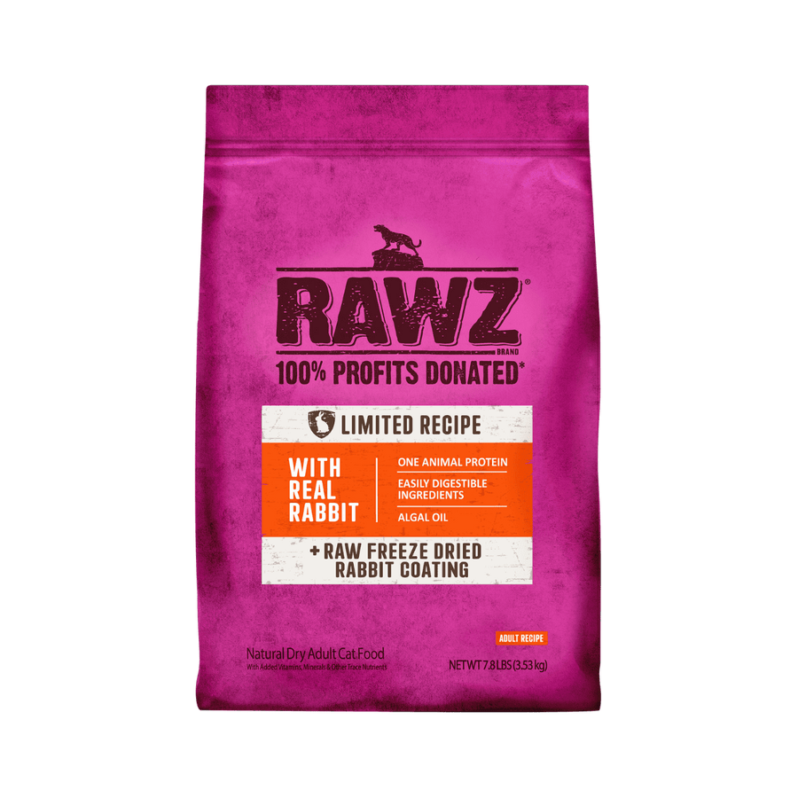 RAWZ Grain Free & Meal Free Rabbit Dry Cat Food