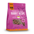 Raw Dynamic Frozen Rabbit Formula For Cats front of bag. 