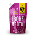 Raw Dynamic Frozen Venison Bone Broth For Dogs front of bag.