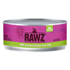 Front can of Rawz & Mouser Canned Cat Food Mixed Pack 5.5oz