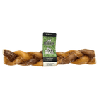 Redbarn Braided Bully Stick Dog Treat 7in Packed Front