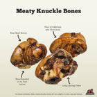 Redbarn Meaty Knuckle Bone Dog Treat, Real Beef Bones, slow-roasted in it's own juices, free of additives and chemicals and long lasting chew