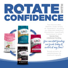 Rotate with confidence. You can start feeding our foods today and switch at any time. 