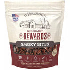 Front pouch of SPORTMiX Wholesomes Rewards Smoky Bites Dog Treats 3lbs