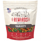 Front pouch of SPORTMiX Wholesomes Rewards Variety Dog Treats 3lbs