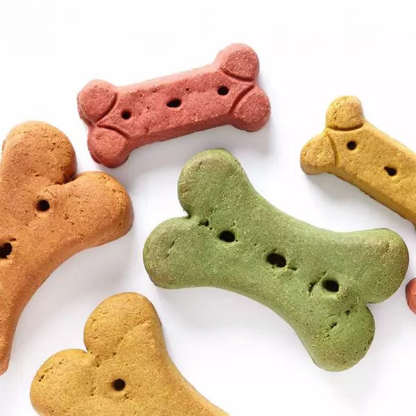 A few pieces of SPORTMiX Wholesomes Rewards Variety Dog Treats