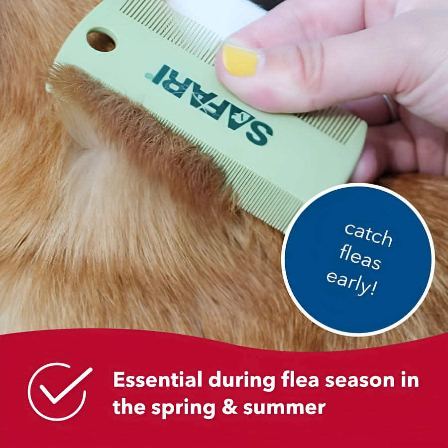 Safari Cat Flea Double Sided Comb - Incredible Pets