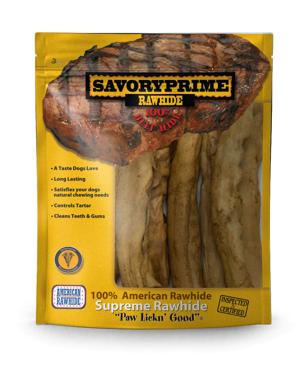 Savory Prime Mini Retriever Chicken Rolls Dog Treats, Front Packaging