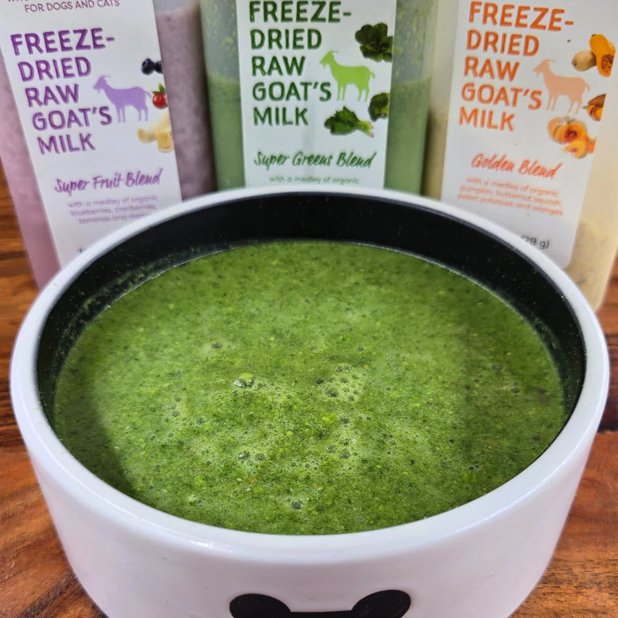 Shepherd Boy Farms Freeze Dried Raw Super Green Blend Goat Milk
