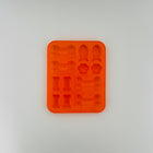 Silicone Treat Molds in color Orange