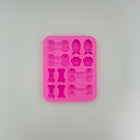 Silicone Treat Molds in color Pink