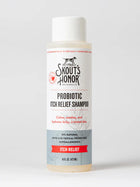 Front bottle of Skout's Honor Probiotic Itch Relief Dog Shampoo 16oz