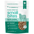 Small Batch Small Bites Freeze Dried Lamb Recipe Meal or Topper front of bag. 