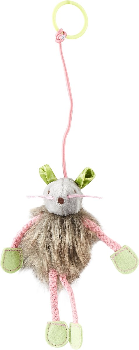 Dangled SmartyKat Bouncy Mouse Interactive Teaser Cat Toy