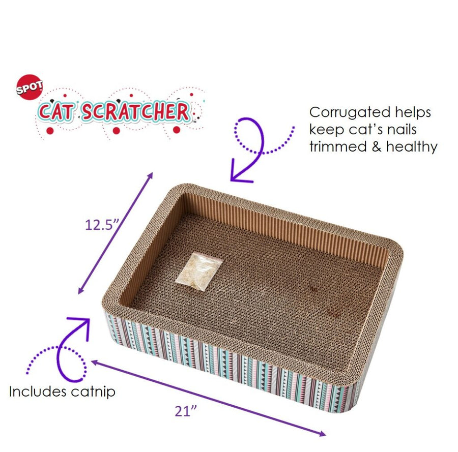 Spot Bed Cat Scratcher, 21" x 12.5" size 