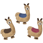 3 colors of Spot Dura-Fused Leather Llama Dog Toy