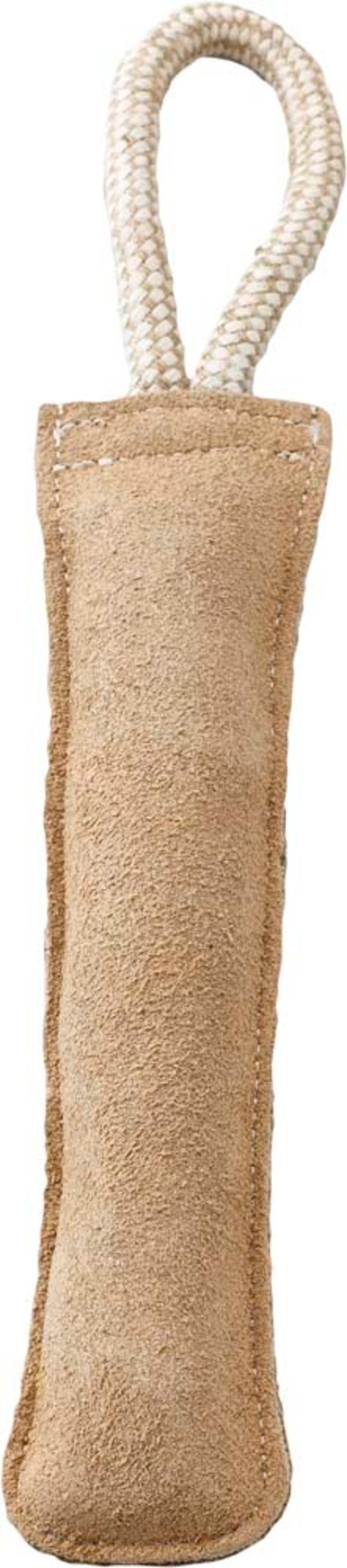 Spot Dura-Fused Leather Retriever Dog Toy Close Up