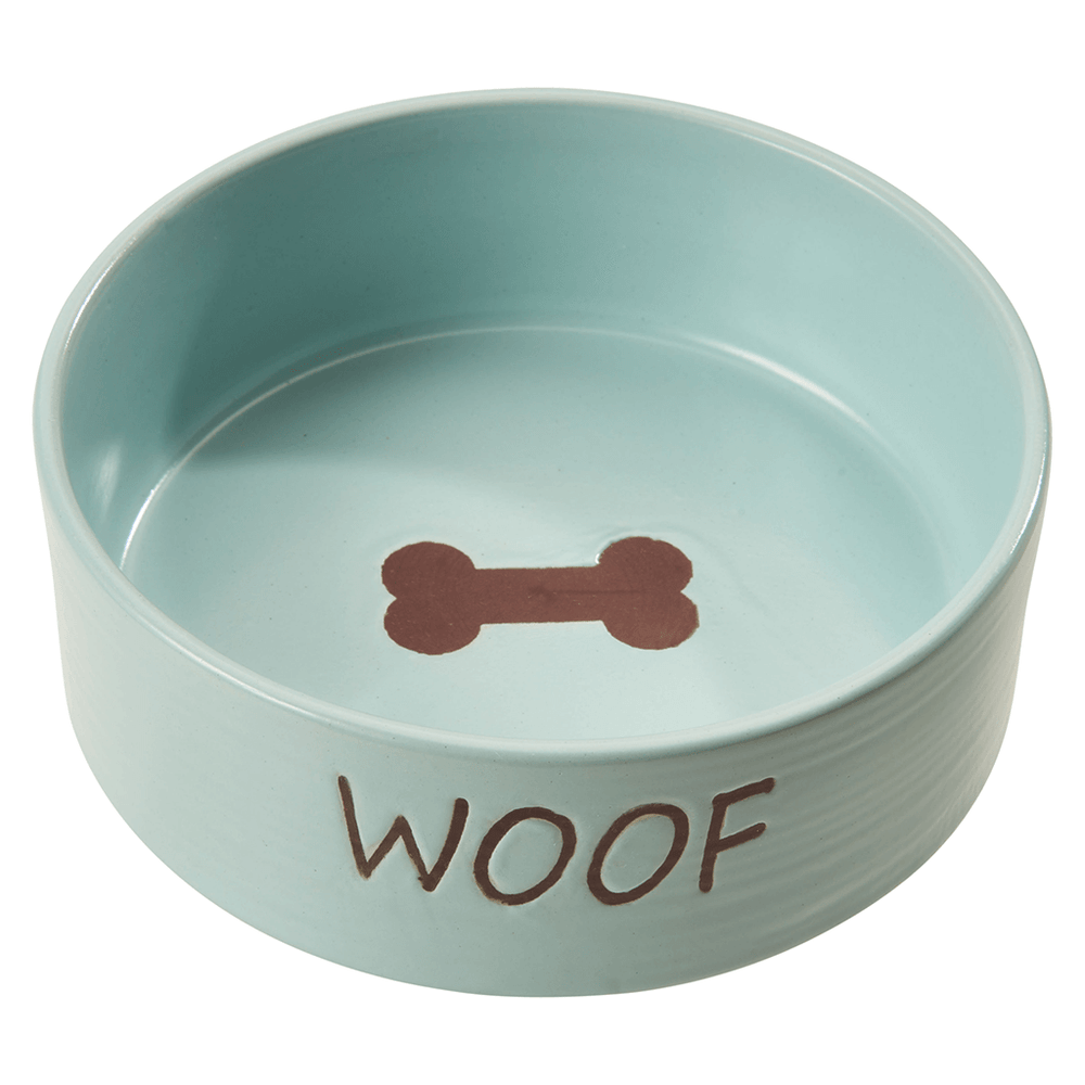 Full view of Spot Portofino Blue Dog Dish