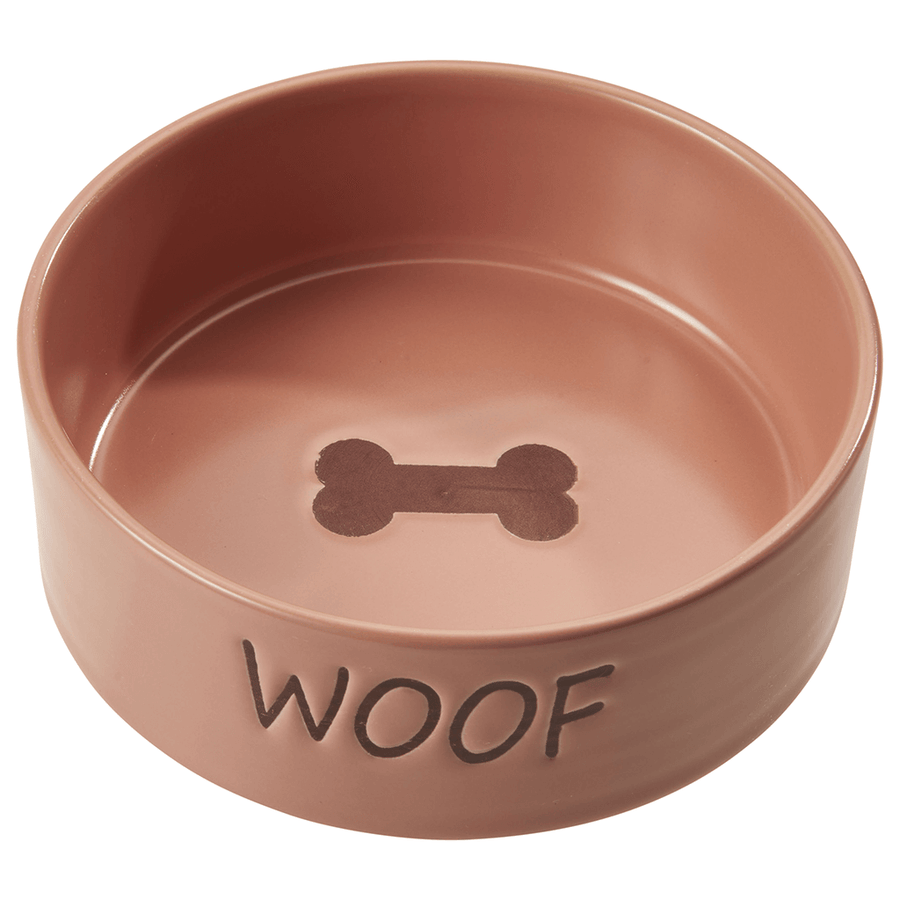 Full View of Spot Portofino Pink Dog Dish