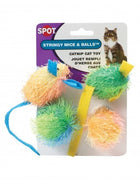 Spot Stringy Mice & Balls with Catnip Cat Toys, front of package