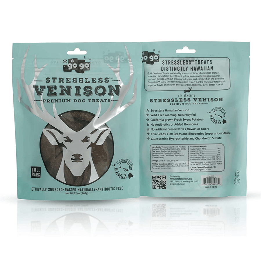 GOGO Venison Jerky Dog Treats