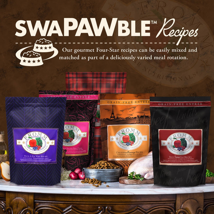 Our gourmet Four-Star recipes can be easily mixed and matched as part of a deliciously varied meal rotation.