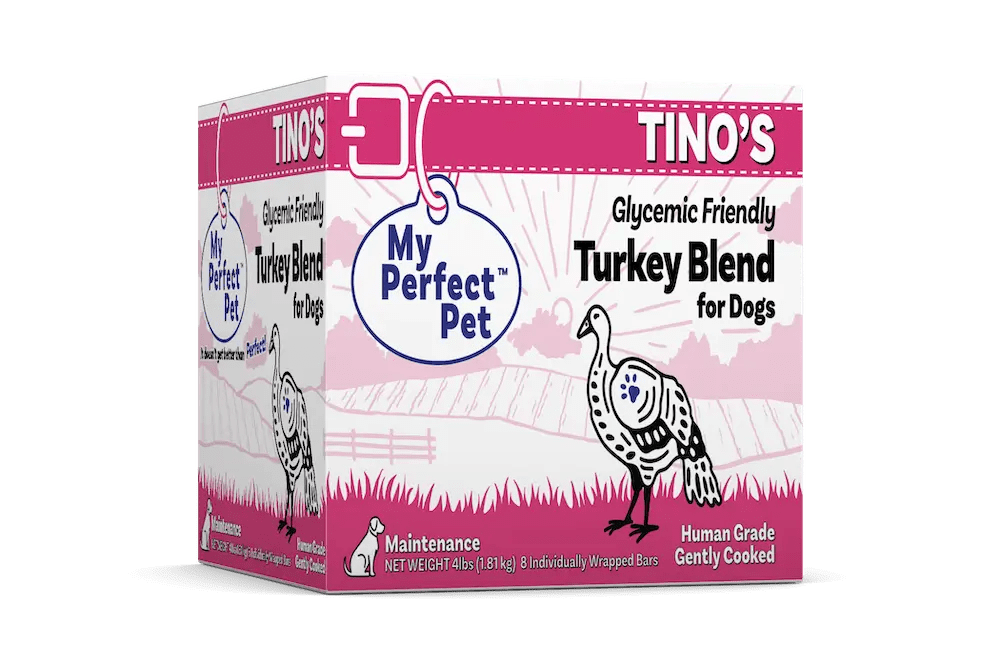 My Perfect Pet Tino s Glycemic Friendly Turkey Blend Frozen Dog