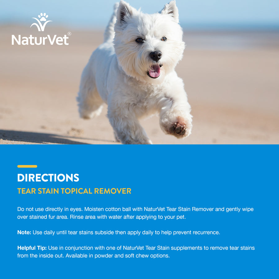 NaturVet Tear Stain Topical Remover