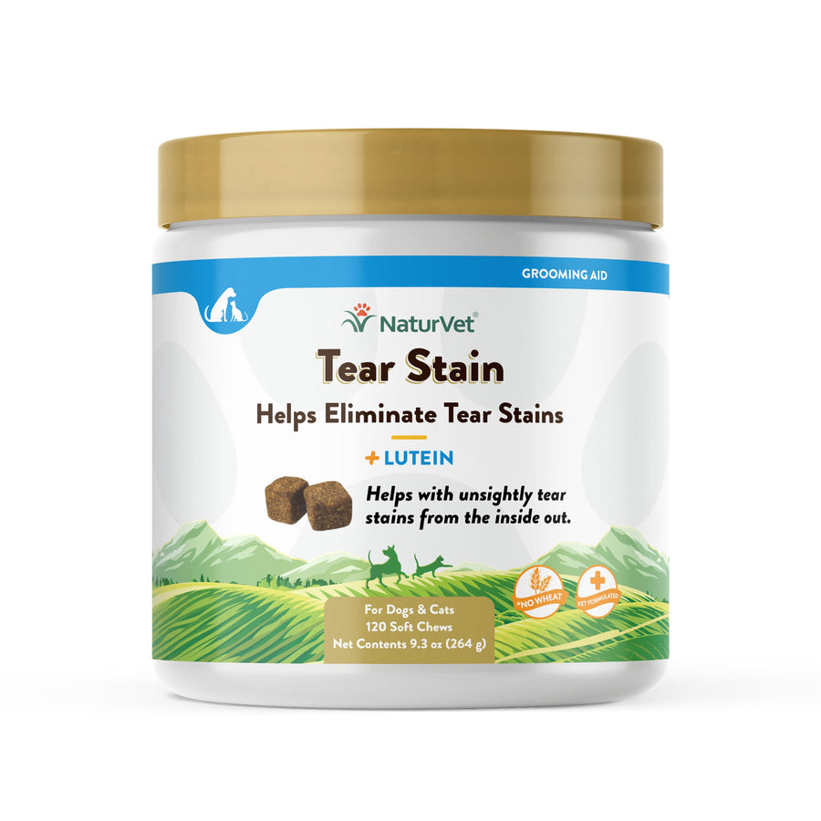 NaturVet Tear Stain Supplement Plus Lutein Soft Chews