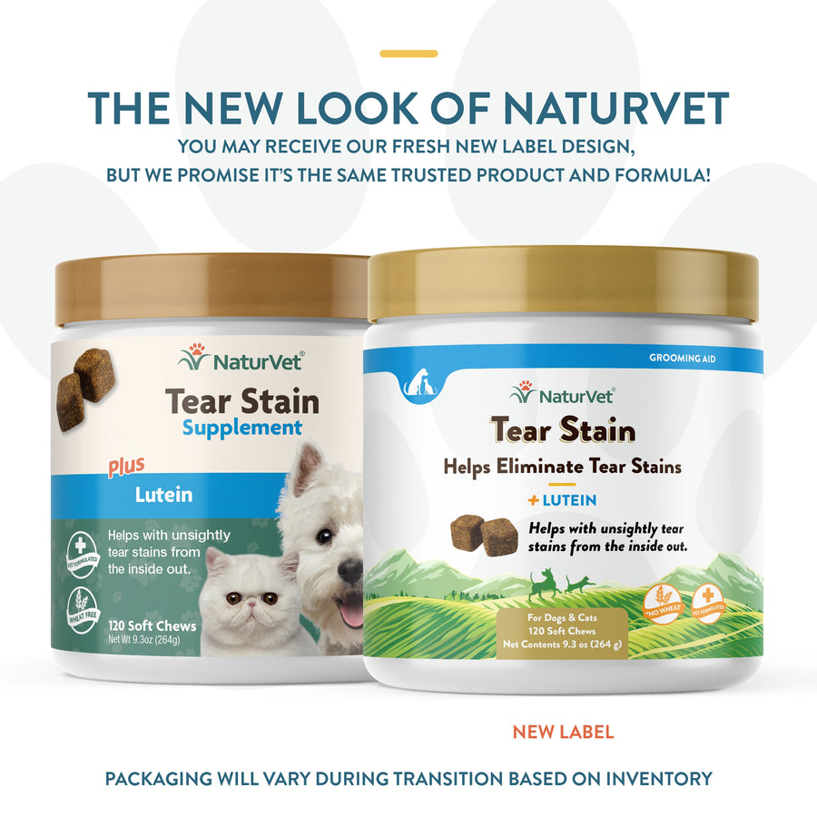 NaturVet Tear Stain Supplement Plus Lutein Soft Chews