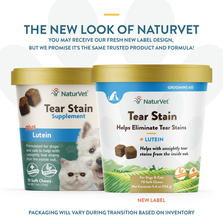 NaturVet Tear Stain Supplement Plus Lutein Soft Chews