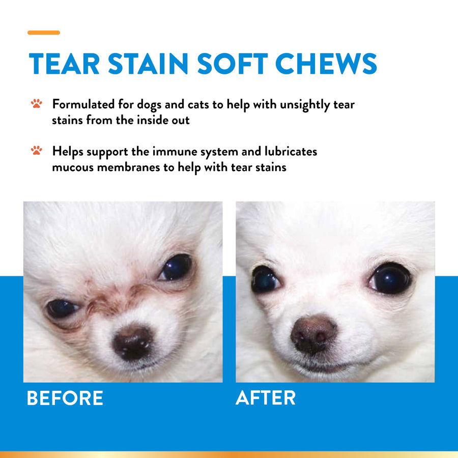 NaturVet Tear Stain Supplement Plus Lutein Soft Chews