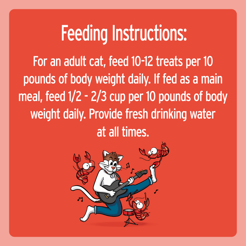 Temptations Rockin' Lobster Cat Treats Feeding Instructions