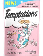 Temptations Shrimp Flavor Treats for Cats 85g Front Pouch