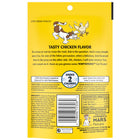 Back Package of Temptations Tasty Chicken Flavor Cat Treats