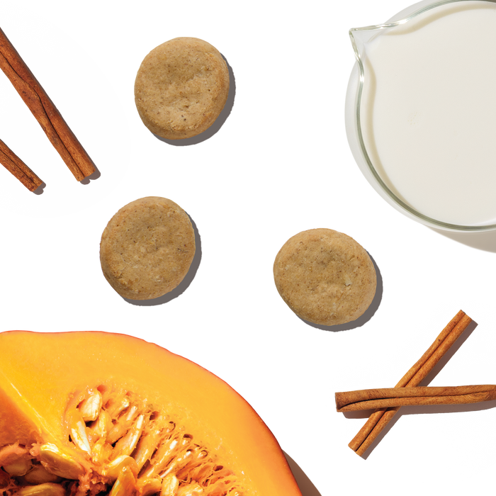 The Honest Kitchen Goat Milk N Cookies Pumpkin & Cinnamon Ingredients Image.
