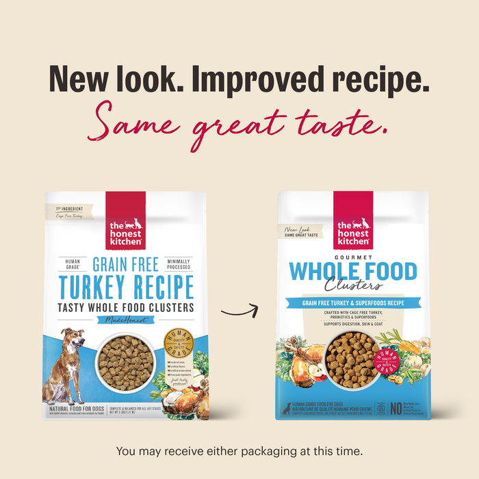 New look. Improved Recipe. Same great taste.
